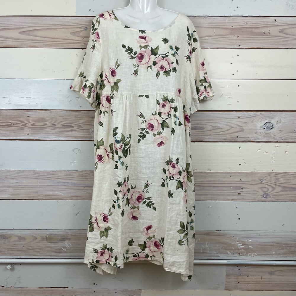 100% linen dress